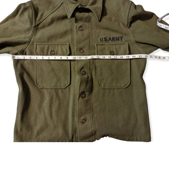 Vintage Army Wool Army Jacket - Picture 6 of 13